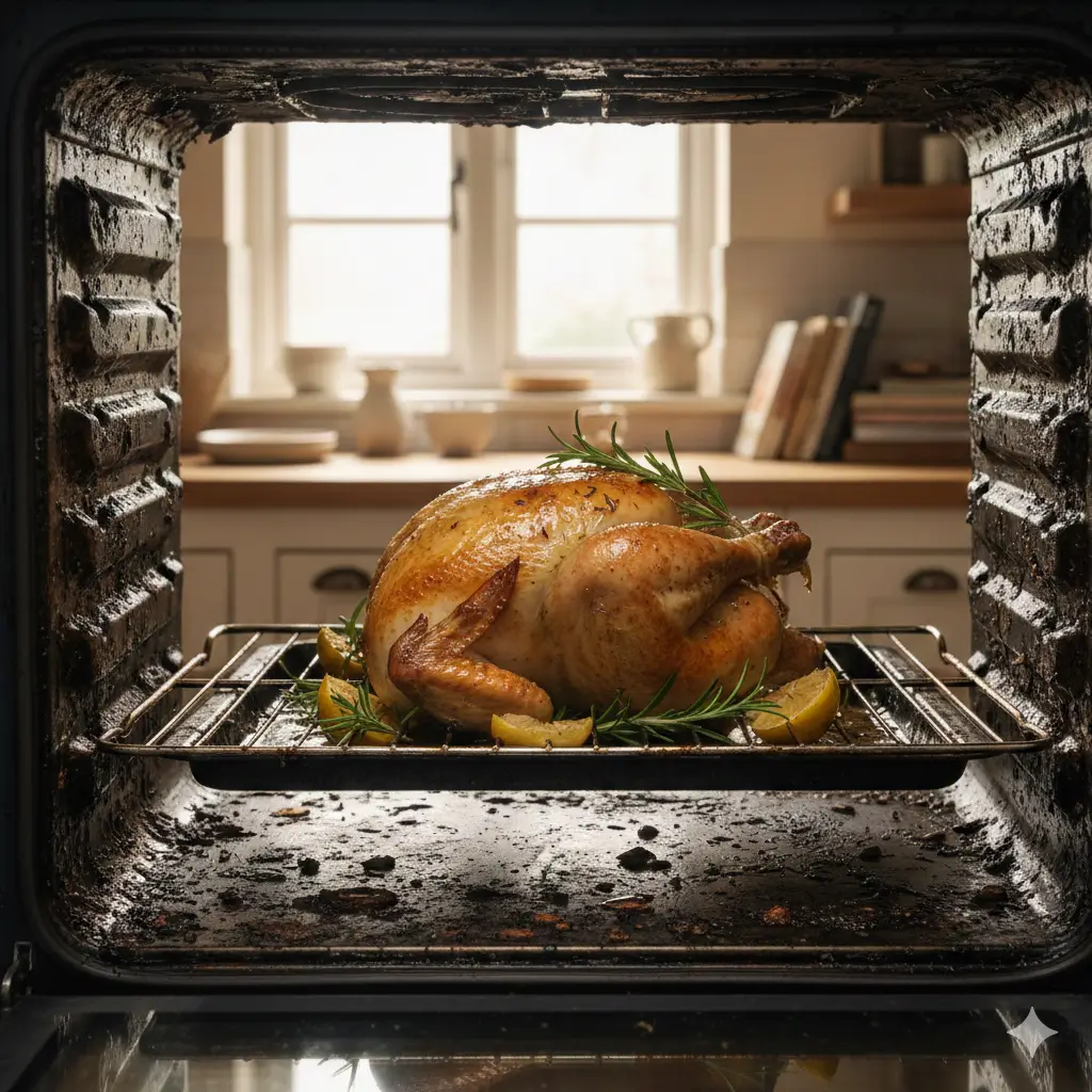 can a dirty oven affect the taste of your food