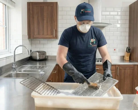 Oven-Support-fan-extractor Cleaning